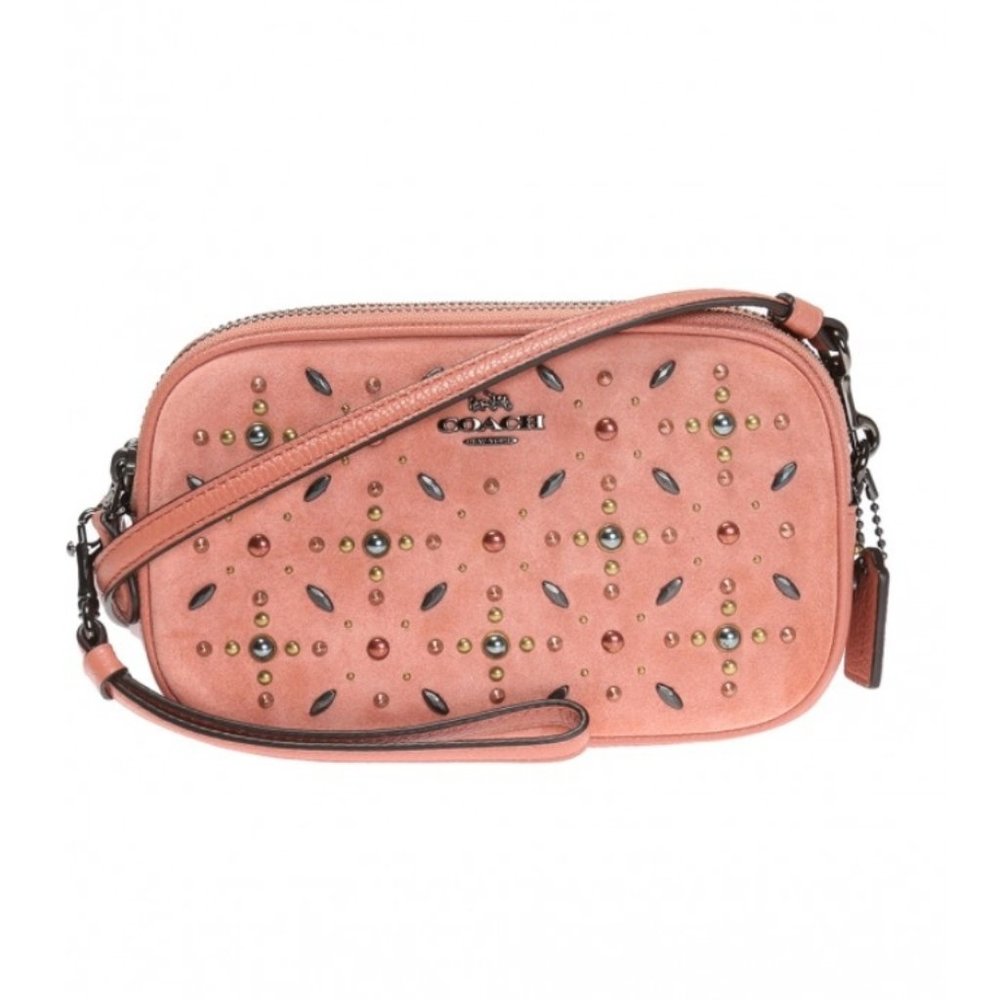 Coach Crossbody Clutch with Prairie Rivets